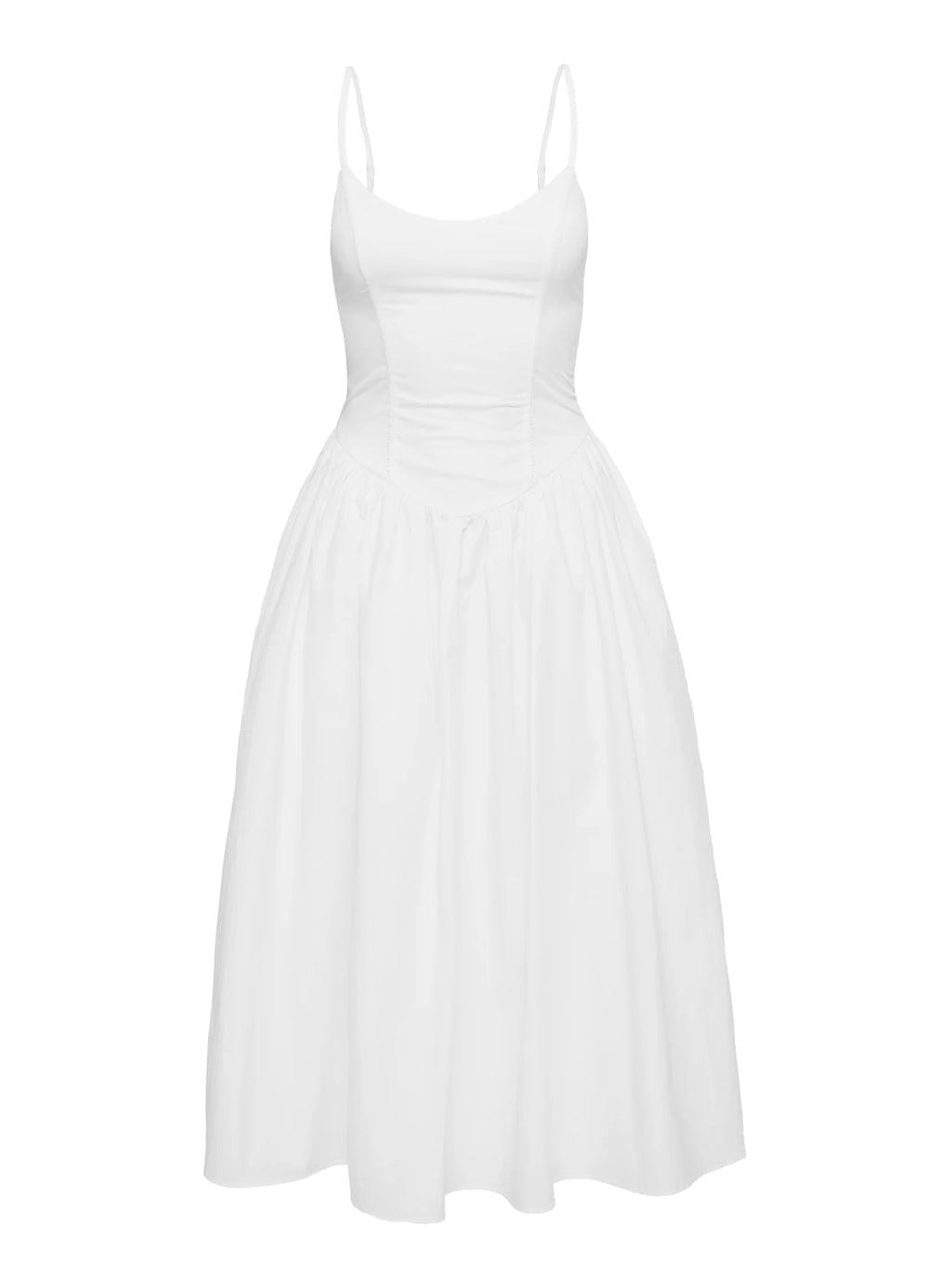 Such A Wallflower Midi Dress White