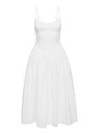 Such A Wallflower Midi Dress White
