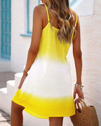 Women's British Style Dress 2024 Spring Summer Latest Commissioning V-Shaped Collar Striped Sleeveless Sexy Strap Tight Skirt