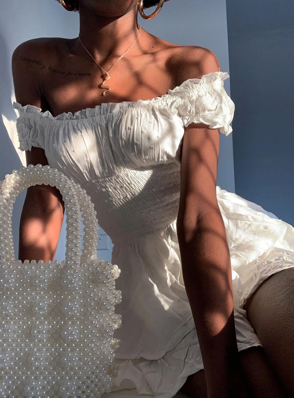 The Love Galore Romper White Lower Impact