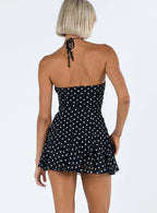 Delamere Mini Dress Black / White
