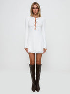 Dejonge Ring Mini Dress White