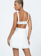 Khalia Mini Dress White