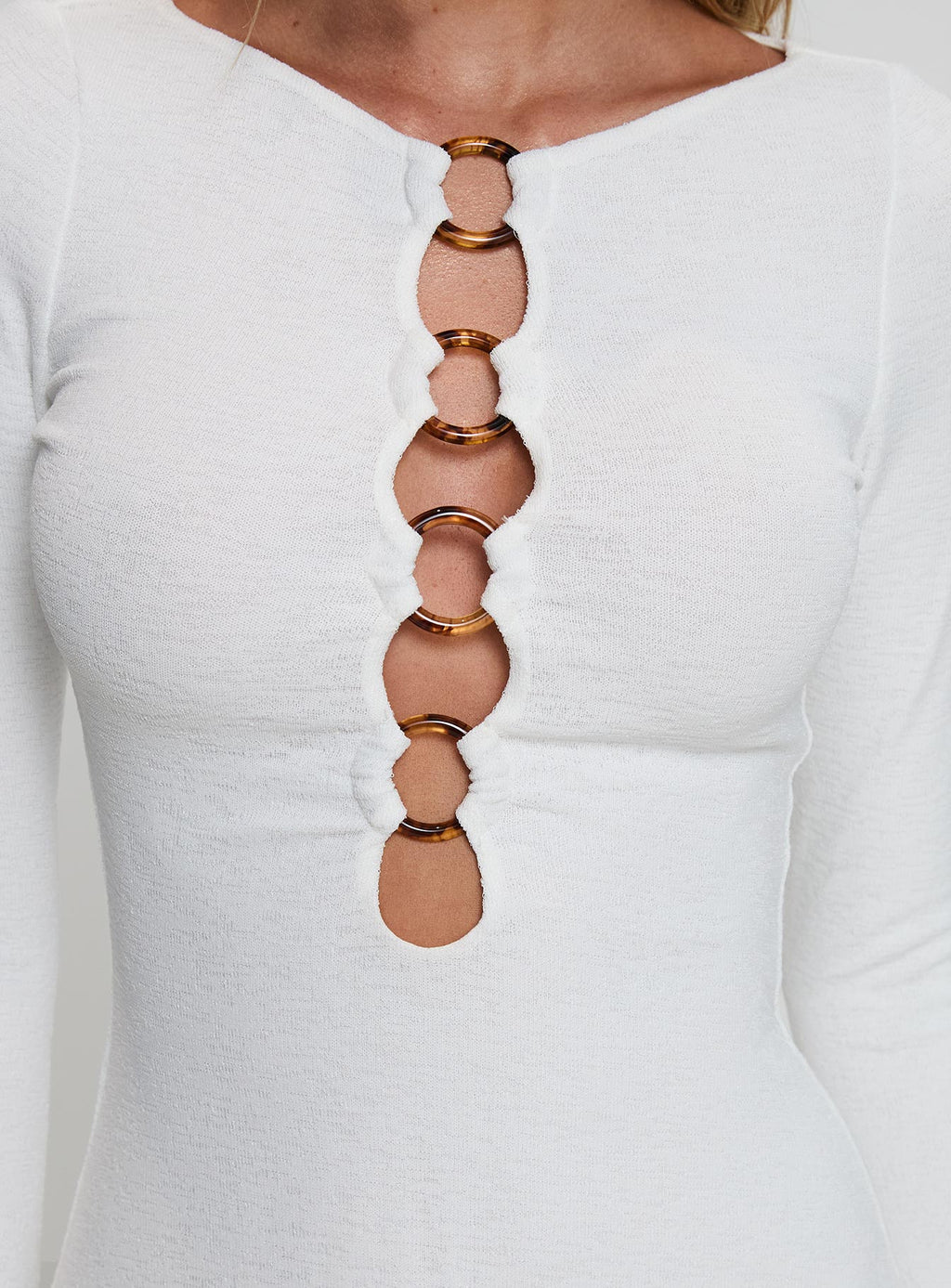 Dejonge Ring Mini Dress White