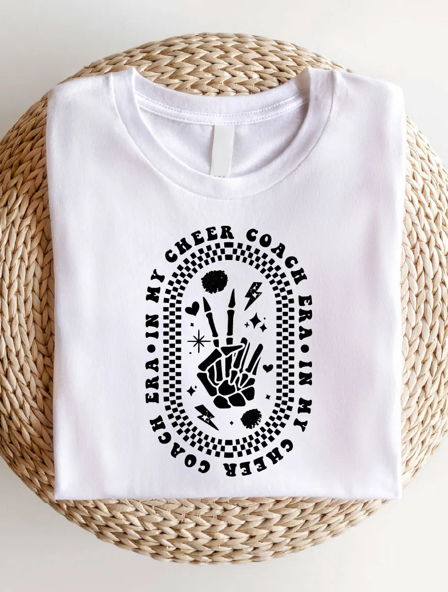 In My Cheer Coach Era Shirt, Cheer Era T-Shirt, Cheer Team Matching Tees, Gym Coach Gift Idea Tee, Trendy Coach T-Shirt
