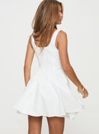 Straplie Mini Dress White