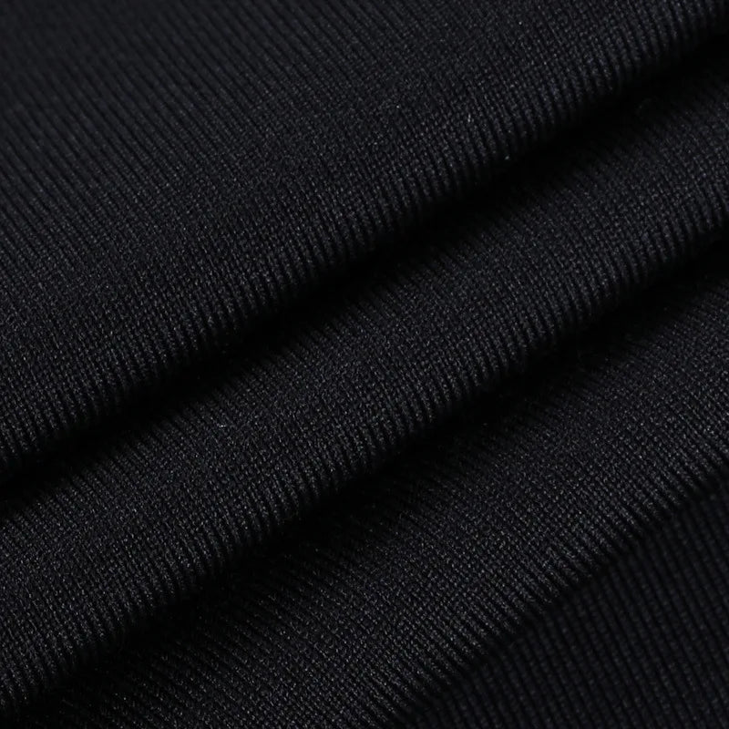 Elegant Black Sleeveless Bandage Sexy Dress for Women Club Party Backless Tank Dresses Skinny Fashion Summer