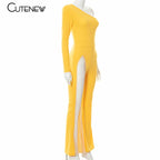 Cutenew Sexy Mesh Patchwork One Shoulder Playsuits Women Elegant Solid Skinny Flare Pants Jumpsuit Fashion Lady Party Streetwear