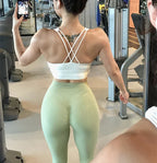 Women Scrunch Butt Yoga Pant Naked-Feel Fabric Sport Gym Leggings Femme High Waist Fitness Workout Pants Elastic Push Up Tights