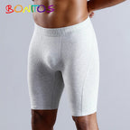 BONITOS Long Boxer Shorts Panties Man Underwear Men Boxer Men Underwear Natural Cotton Comfortable Soft Top Brand High Quality