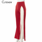 Cutenew Sexy Mesh Patchwork One Shoulder Playsuits Women Elegant Solid Skinny Flare Pants Jumpsuit Fashion Lady Party Streetwear