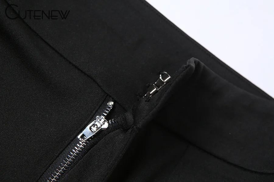 Cutenew Sexy Mesh Patchwork One Shoulder Playsuits Women Elegant Solid Skinny Flare Pants Jumpsuit Fashion Lady Party Streetwear