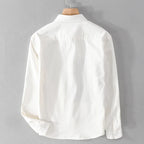 Designer New Long Sleeved Casual Pure Cotton Shirts For Men Brand Patchwork Comfortable Top Clothes Camisas De Hombre Chemise