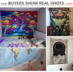 The Unicorn In Captivity Wall Tapestry Cover Beach Towel Picnic Yoga Mat Home Decoration Animal Covering