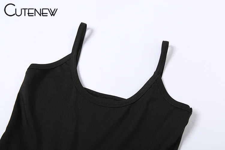 Cutenew Sexy Mesh Patchwork One Shoulder Playsuits Women Elegant Solid Skinny Flare Pants Jumpsuit Fashion Lady Party Streetwear