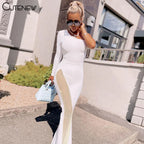 Cutenew Sexy Mesh Patchwork One Shoulder Playsuits Women Elegant Solid Skinny Flare Pants Jumpsuit Fashion Lady Party Streetwear