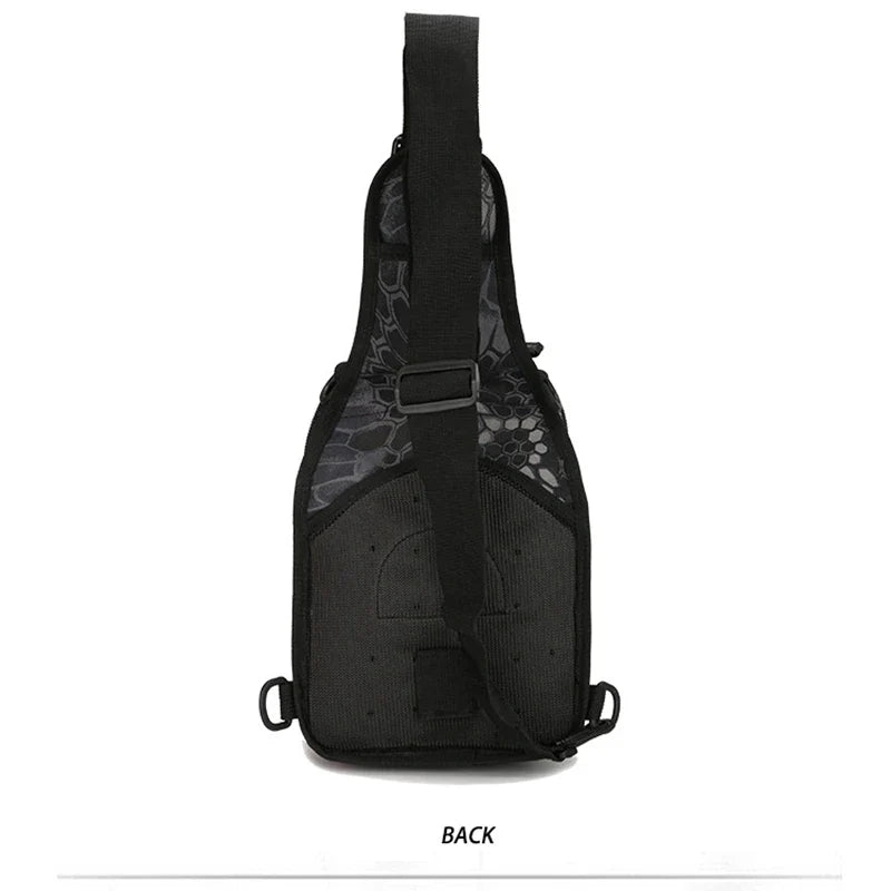 Tactical Shoulder Bag 800D Waterproof Oxford Small Chest Bag Outdoor Sports Sling Backpack for Hunting Hiking Camping