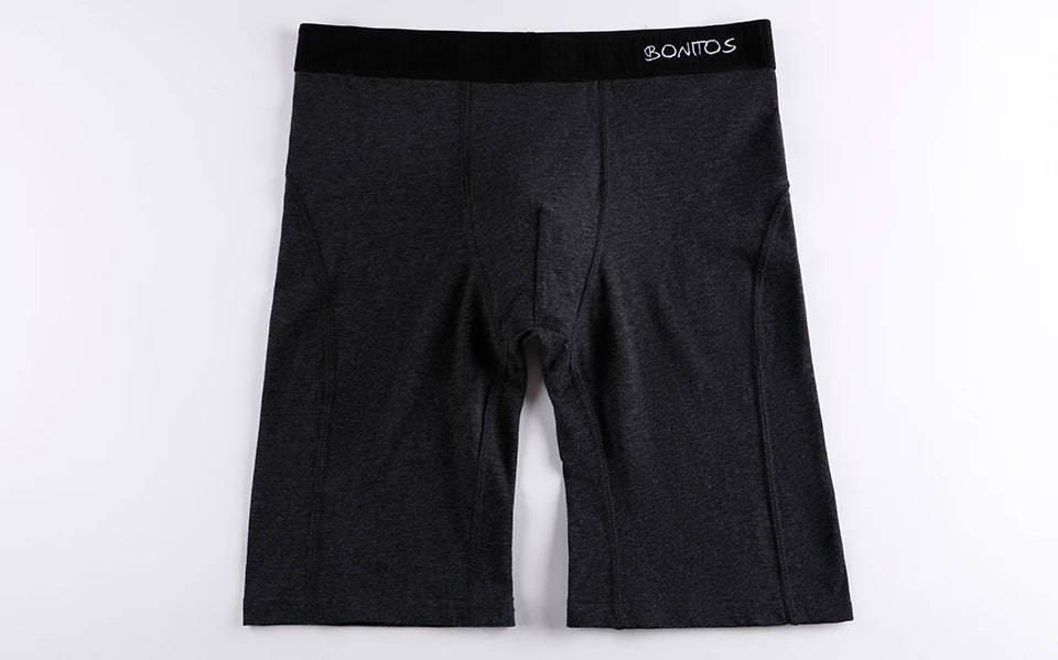 BONITOS Long Boxer Shorts Panties Man Underwear Men Boxer Men Underwear Natural Cotton Comfortable Soft Top Brand High Quality