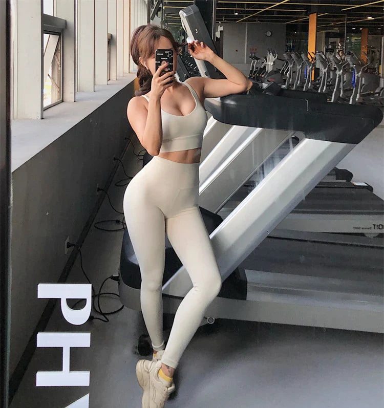 Women Scrunch Butt Yoga Pant Naked-Feel Fabric Sport Gym Leggings Femme High Waist Fitness Workout Pants Elastic Push Up Tights