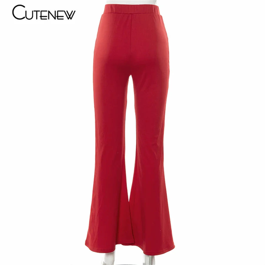 Cutenew Sexy Mesh Patchwork One Shoulder Playsuits Women Elegant Solid Skinny Flare Pants Jumpsuit Fashion Lady Party Streetwear