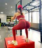 Women Scrunch Butt Yoga Pant Naked-Feel Fabric Sport Gym Leggings Femme High Waist Fitness Workout Pants Elastic Push Up Tights