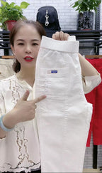 Elegant Women Streetwear Korean Fashion Casual Pant Solid Corduroy Harlan Button Pockets Pants New Autumn Winter Pants