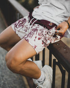 Summer New men short pant Skull Pattern Casual Shorts Street Hip Hop Fitness Polyester Fast Dry Breathable Embroidery Men Shorts