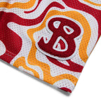 BKTSQD American Style Trendy Brand Sports Shorts Men's Casual Mesh Quick drying quarter knee basketball running beach shorts