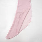 Gtpdpllt Perspective Women's Dress Summer Long Sleeve Swinging Collar Chiffon Backless Sexy Party Dresses Clubwear Outfits