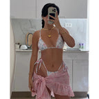 Micro Bikini Push Up Women Swimsuits 2024 Sexy Female Swimwear Brazilian Bikini Set Thong Biquini Swim Suits Print Beachwear