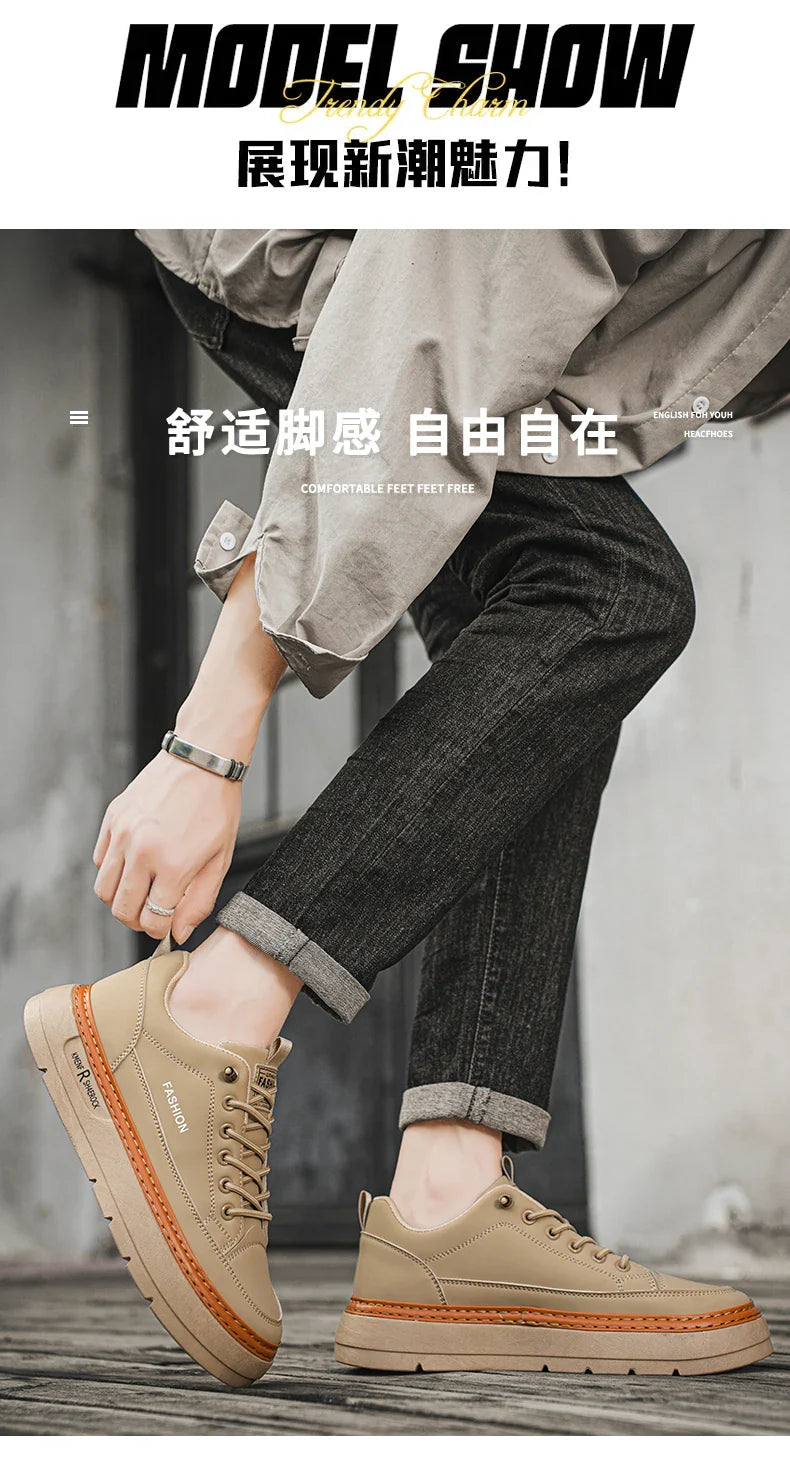 Couple Men's Casual Sneakers Trendy Shoes Men's Shoes2025Summer Breathable Season Comfortable Sneaker