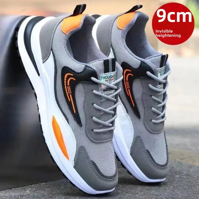 Men's Casual Sports Shoes New Spring Autumn Online Lightweight Soft Bottom Anti-Slip Deodorous Running Shoes Breathable EVA Mate
