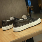 High Quality Brand Men's Genuine Leather Shoes Soft Soles Comfortable Loafers Non Slip Outdoor Men's Flat Shoes Free Delivery