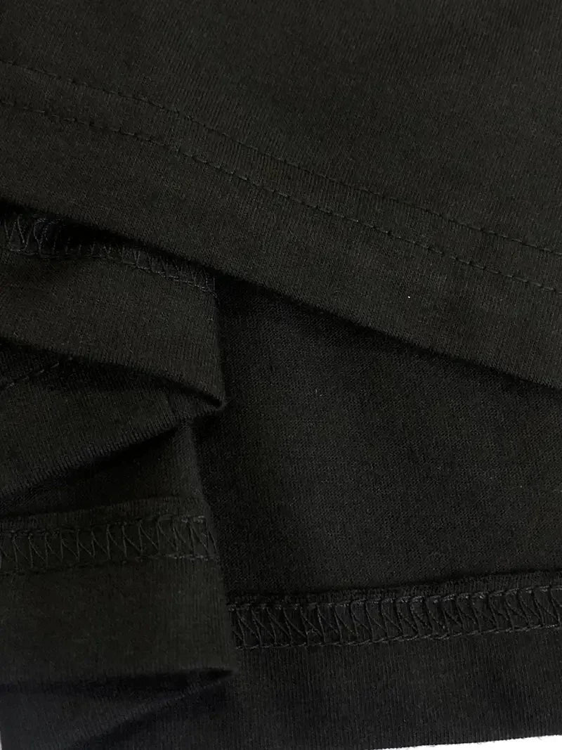 Women's summer casual Q Heart print letter print loose size round neck short sleeved T-shirt dress Oversize Loose   High Street