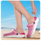 Unisex Fashion Beach Sandals Men Anti Slip Thick Sole Slippers Lightweight Summer Flip Flops Garden Shoes Man Women