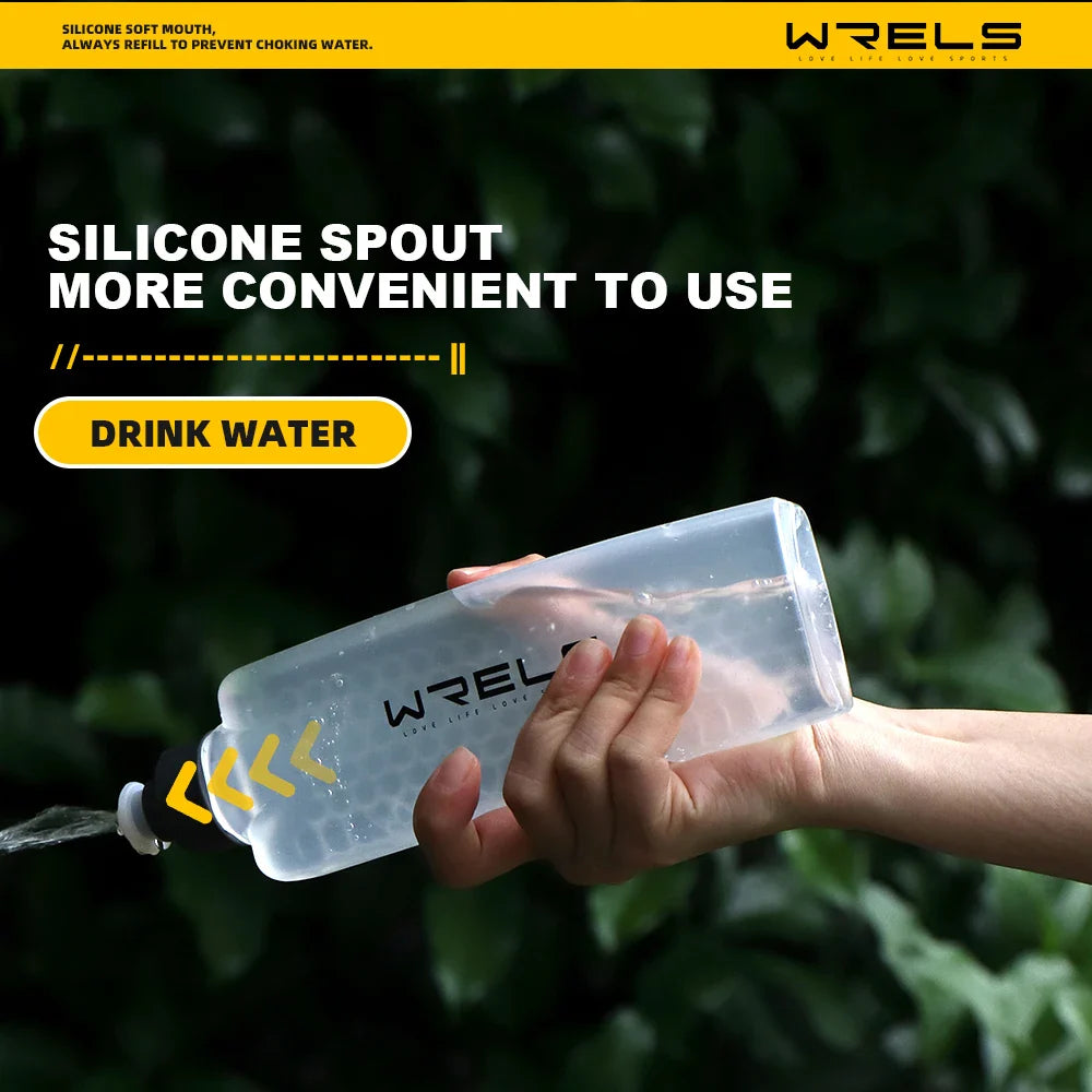 WRELS 350ml Sports Water Bottle Gym Cycling Cup Portable Fitness Outdoor Running Cycling Bicycle Kettle Water Bottle Sports