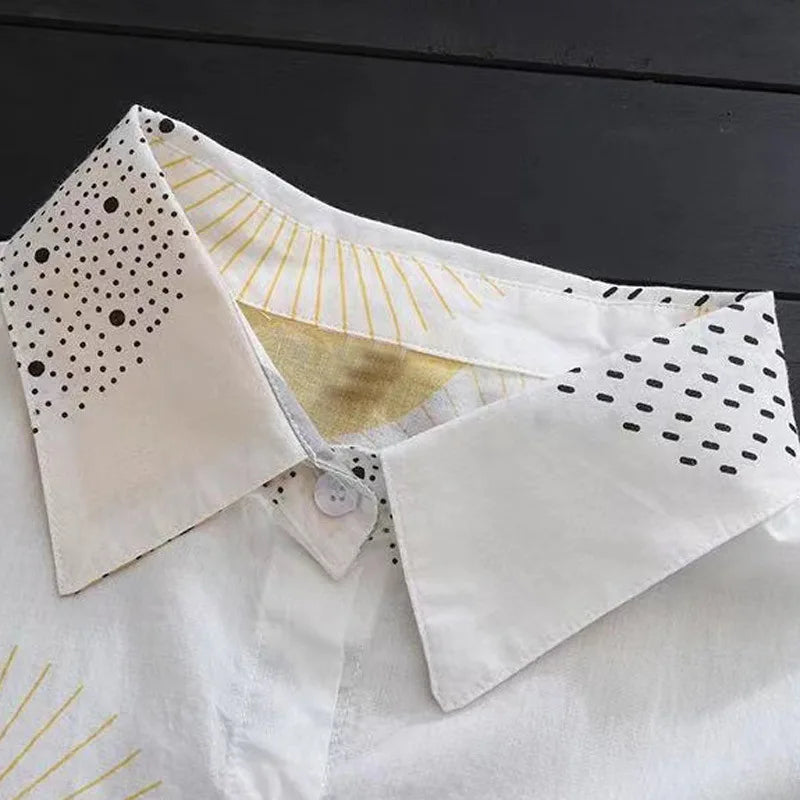 Thin Model Korean Popular Clothes Sun Protection Great Tops Chiffon Shirts Summer Elegant Women's Tops Blouses Clothing