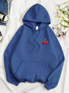 Cherries Cosh Valentine Funny Print Hoody Men Women Hip Hop Pullover Hoodie Loose Warm Sweatshirt Fashion Fleece Clothing Couple