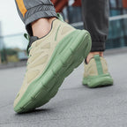 Unisex Summer Running Shoes Lightweight Men Women Fashion Sneakers Original Trainer Breathable EVA Elastic Lace Up Sports Shoes