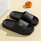 Fashion Men's Slippers Summer Indoor Printting Bear Bathroom Anti-slip Soft Sole Women Comfortable Causal Homeshoes Couple