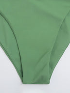 Summer Women's Leopard Patchwork Swimsuit Sexy Back Cross Lace-Up Swimwear High Waist Bikini Set Push Up Bathing Suit Beachwear