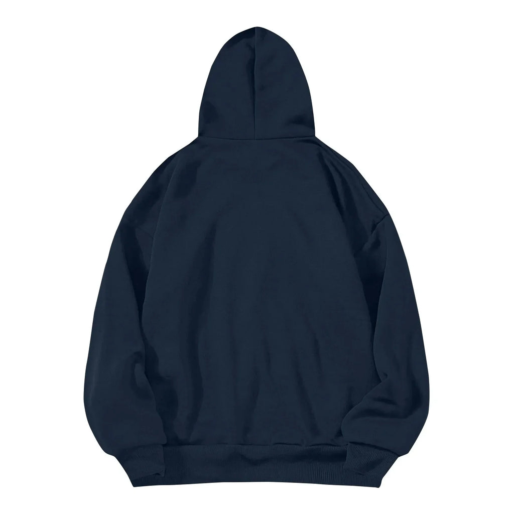 y2k Solid Minimalist Women's Hoodie, Long Sleeve With Pocket Casual Daily Wear 2024 Women Hoodies Autumn Sudadera de mujer