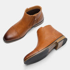 Boots For Men Fashion Brand Comfortable Ankle Leather Boots For Men #KD894