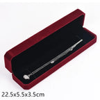 High-end Velvet Jewelry Box Necklace Ring Bracelet Pendant Earrings Storage Wedding Party Gift Box Jewelry Organizer Box Joyero