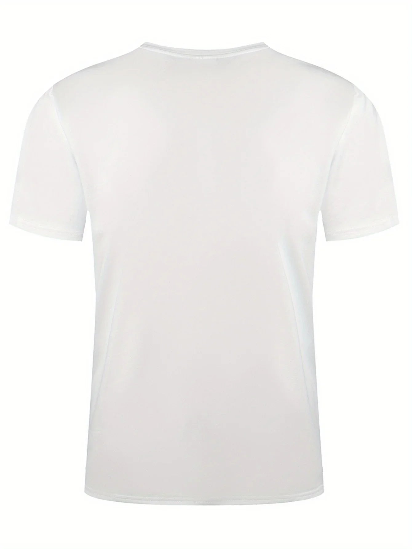 Summer men's 100% cotton casual loose fit plus size music themed printed comfortable sports round neck short sleeved T-shirt top