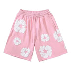 Fashion Pants Men's and Women's American Kapok Floral Pants Breathable and Quick-drying Best Fashion Daily Casual Shorts