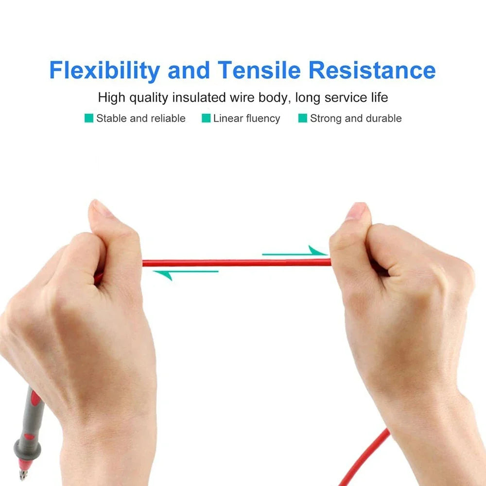 Victor Multimeter Test Leads High Quality Anti-burn Universal Probe Wire Cable Pen for Digital Clamp Meter 20A 1000V Tester Lead
