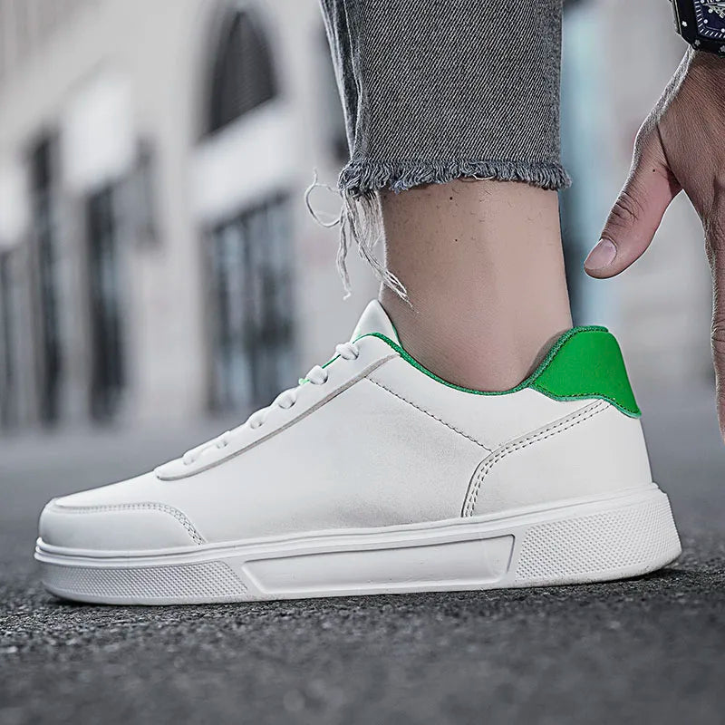 YRZL Men White Shoes Couple Casual Skateboard Shoes Comfortable Sneakers Lightweight Walking Women Tenis Shoes Plus Size 36-46