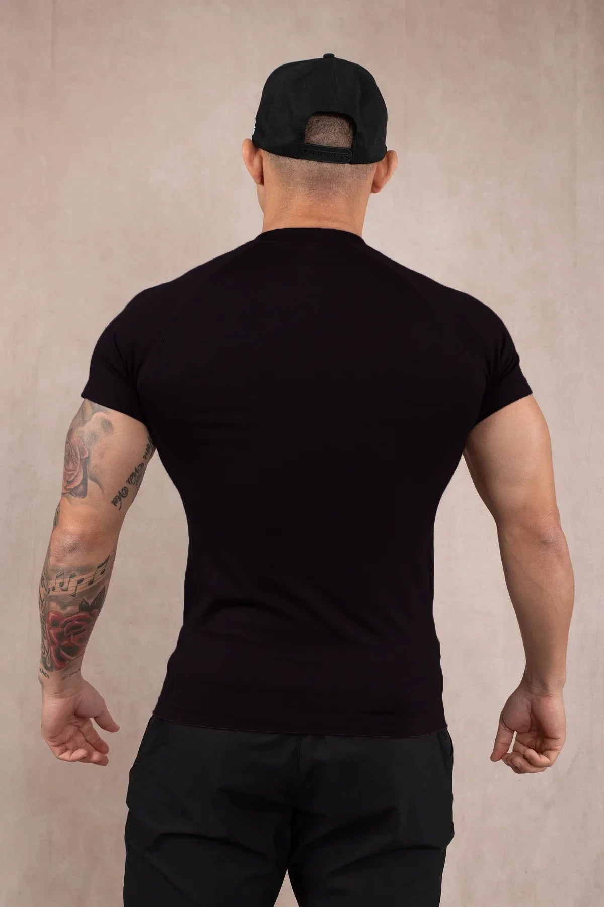 Men's T-Shirts Sports Fitness Trainer Clothe Quick Dry Breathable Stretch Tights Joggers Outdoor Casual Short Sleeves