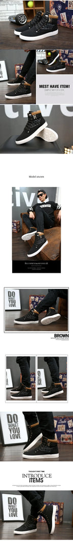 Men's Sneakers Comfortable Casual Shoes for Men Fashion Non-slip Platform Shoes Brand Mens tennis Shoes Boots Masculino